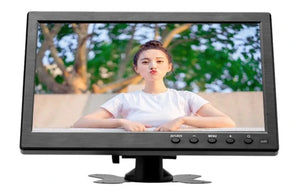 Podofo 10.1"  LCD HD Monitor & Computer Display Color Screen 2Channel Video Input Security Monitor With BNC / AVI / VGA / HDMI