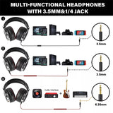 Wired Professional Studio Pro DJ Headphones With Microphone