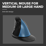 Delux M618 BU Ergonomic Vertical Mouse